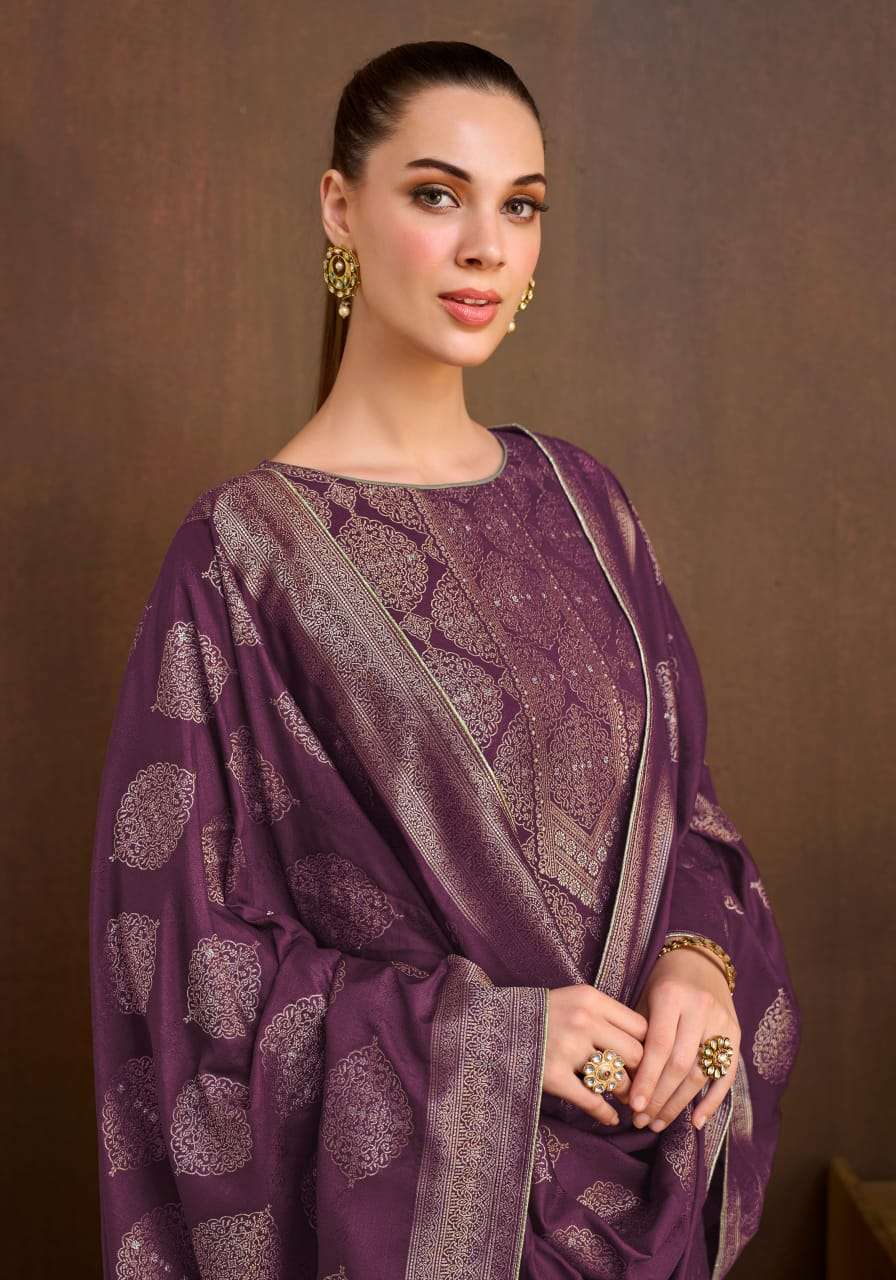 ALOK SUIT HUM SAFAR VOL 6 MALSIN JACQUARD PRINT SALWAR KAMEEZ MATERIAL WHOLESALER ALOK SUIT HUM SAFAR VOL 6 MALSIN JACQUARD PRINT SALWAR KAMEEZ MATERIAL WHOLESALER
